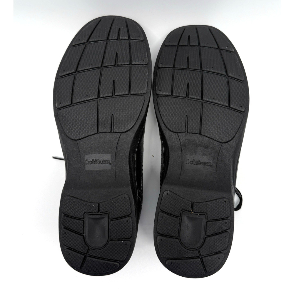 Croft & Barrow Wells Men's 9.5 M Black Leather Business Casual Shoes NIB - Picture 8 of 10